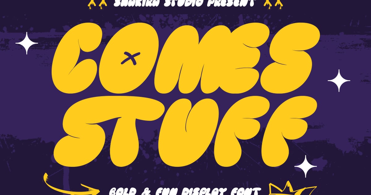 Comes Stuff – 有趣且活泼的字体