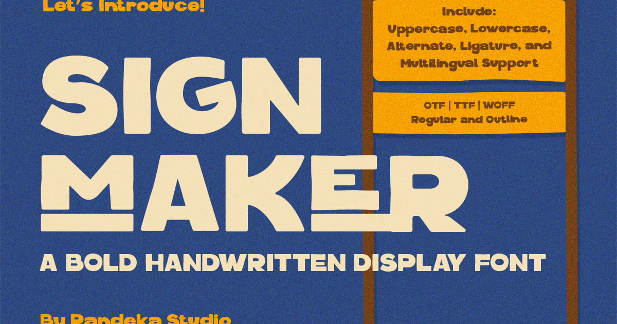 Signmaker – 复古标志绘画
