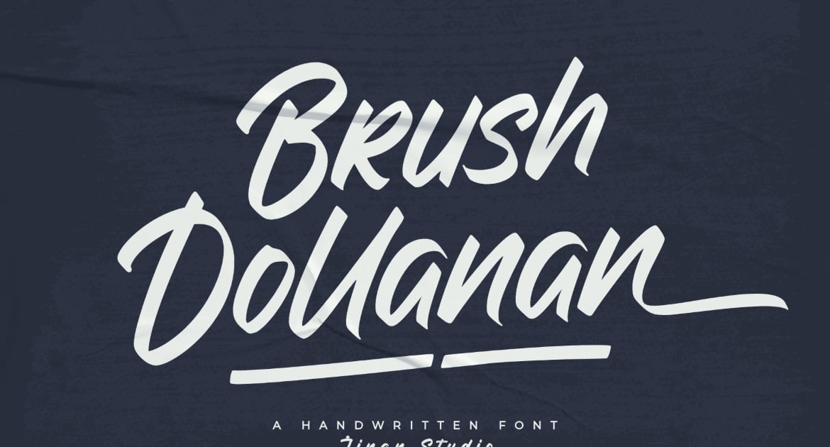 Brush Dollanan – 手写字体