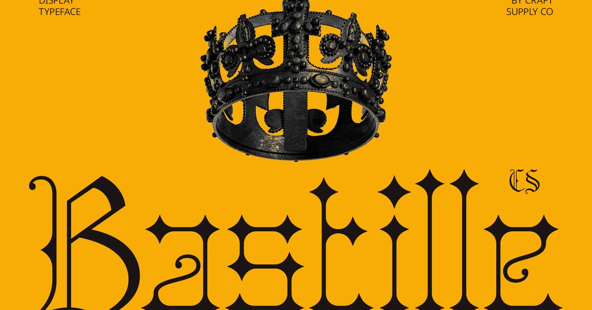 Bastille – 黑体字体