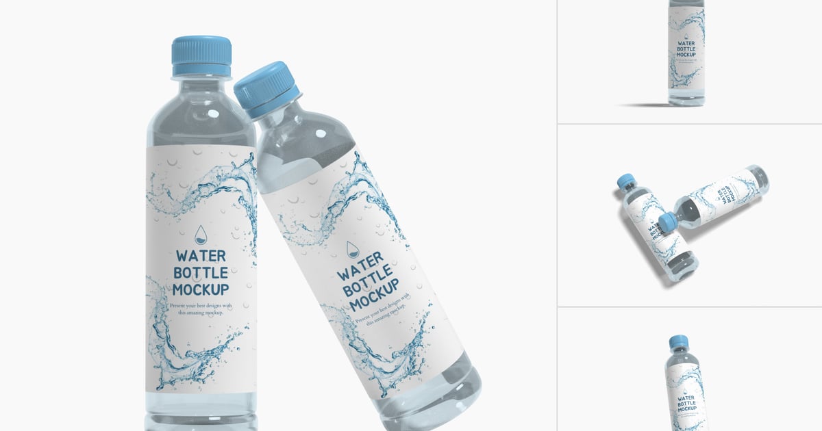 塑料水瓶模型