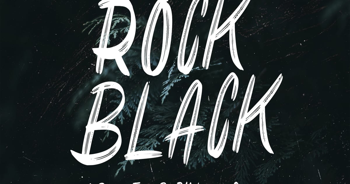 Rock Black – 画笔字体