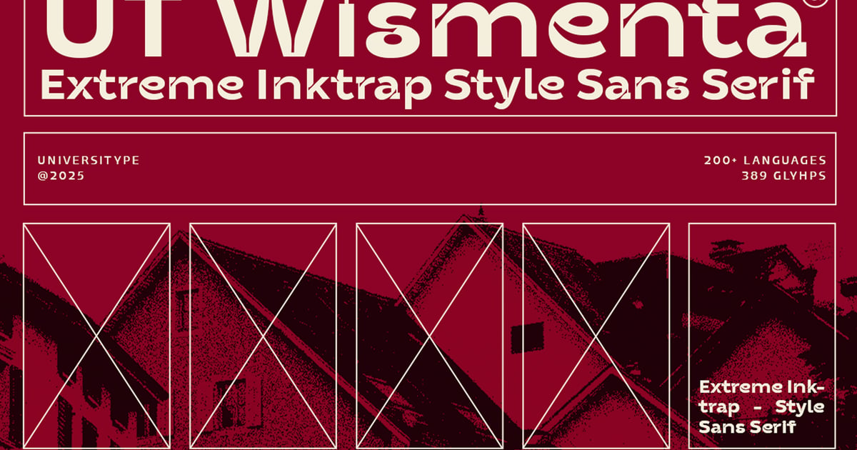 Wismenta – 极端 Inktrap Sans