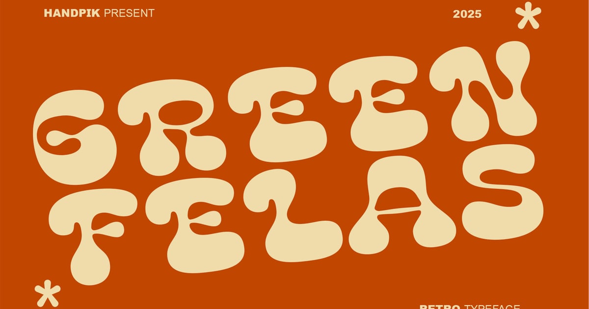 Green Felas装饰字体