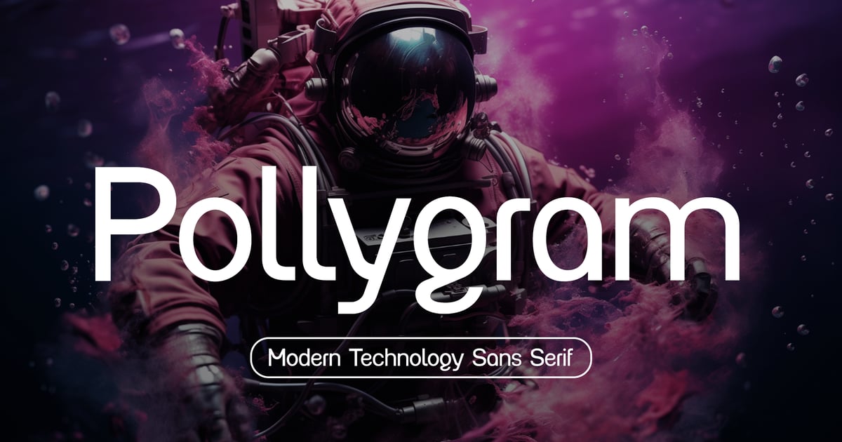 Pollygram 现代无衬线字体
