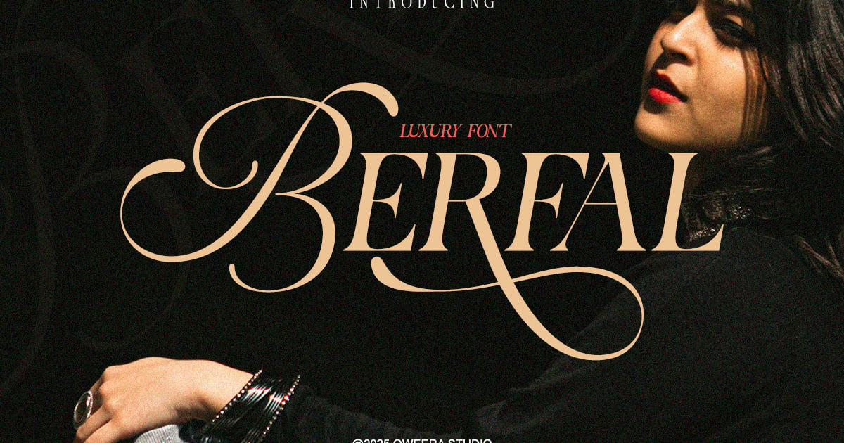 Berfal – 优雅奢华衬线体