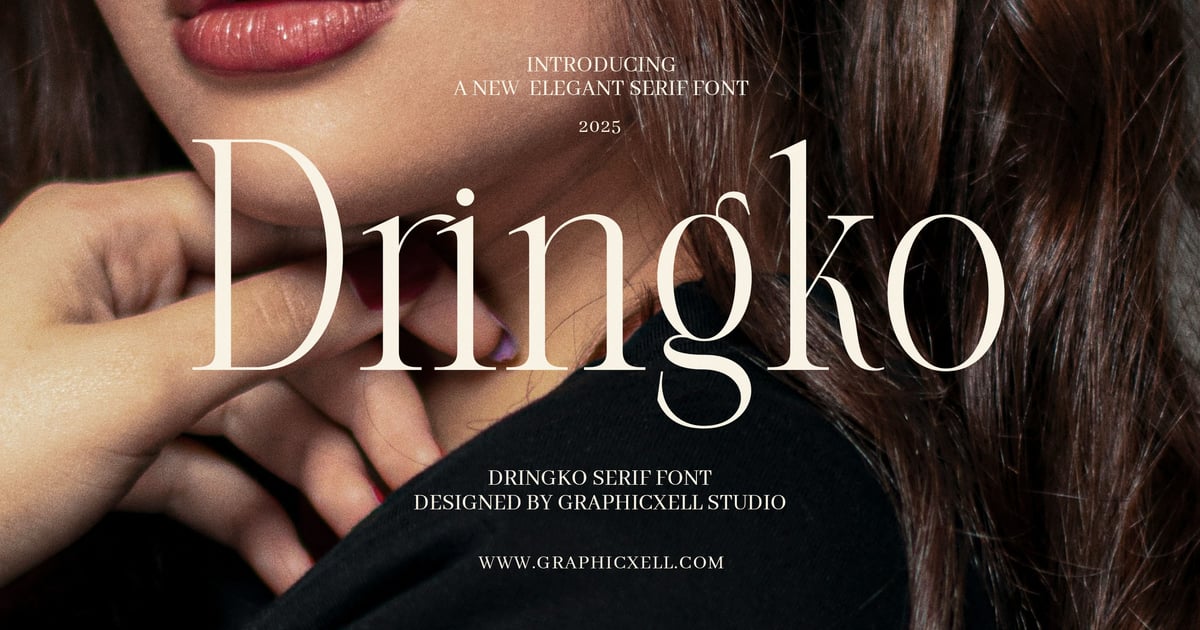 Dringko 优雅衬线字体