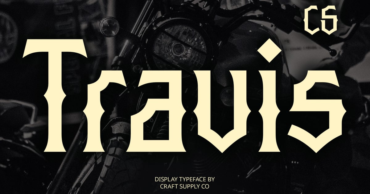 Travis – 装饰字体