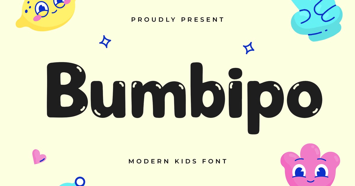 Bumbipo – 现代儿童字体