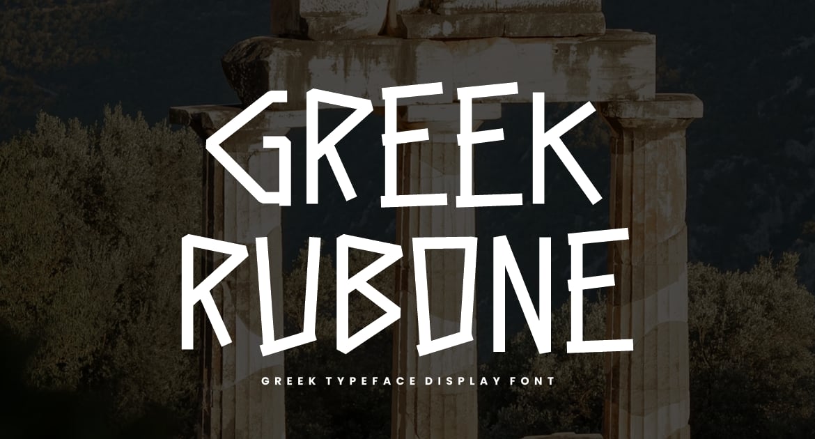 Greek Rubone – 古希腊字体