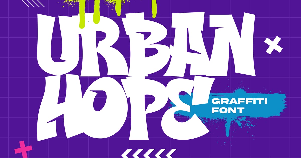 Urban Hope – 俏皮涂鸦字体