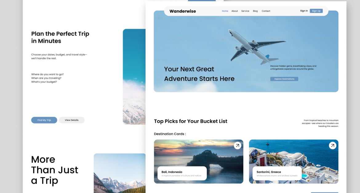 Wanderwise – 旅行与冒险网站