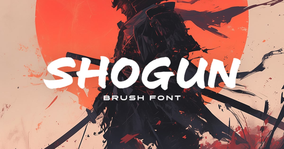 Shogun – 画笔字体