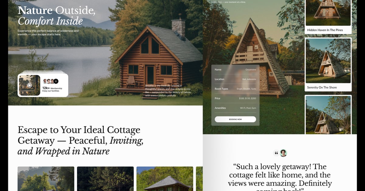 Bobocabin – 自然小屋网站
