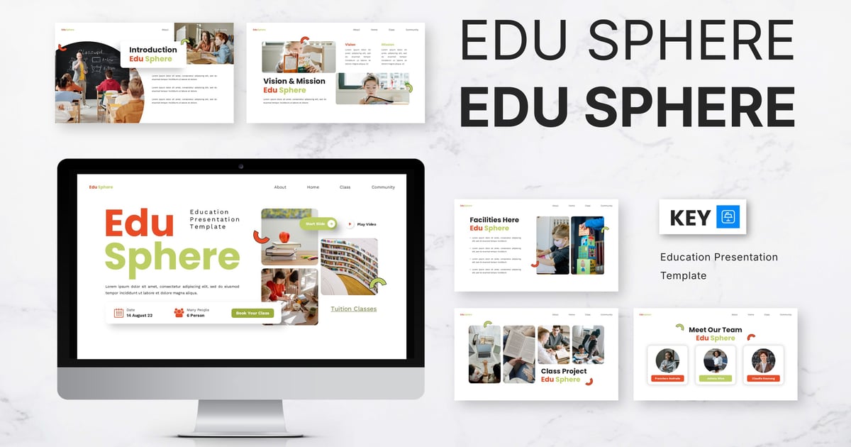 Edu Sphere – 教育主题演讲模板