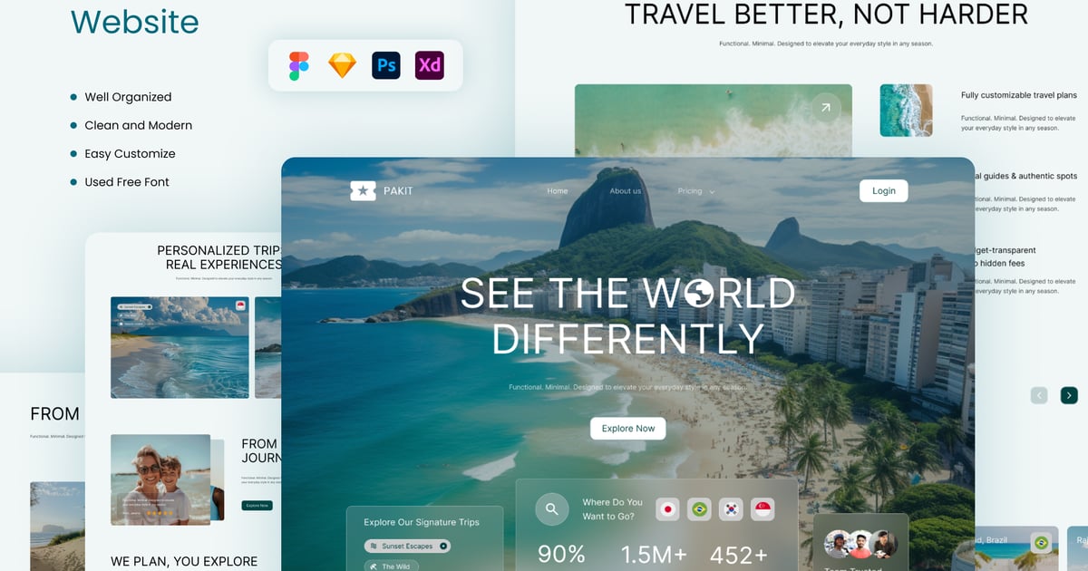 Pakit – 票务旅行网站