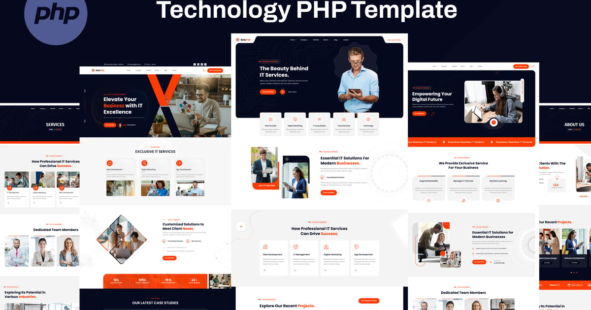 Solutek – IT 服务 IT 解决方案 PHP 模板