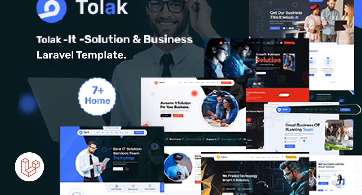 Tolak – IT 解决方案和业务 Laravel 模板