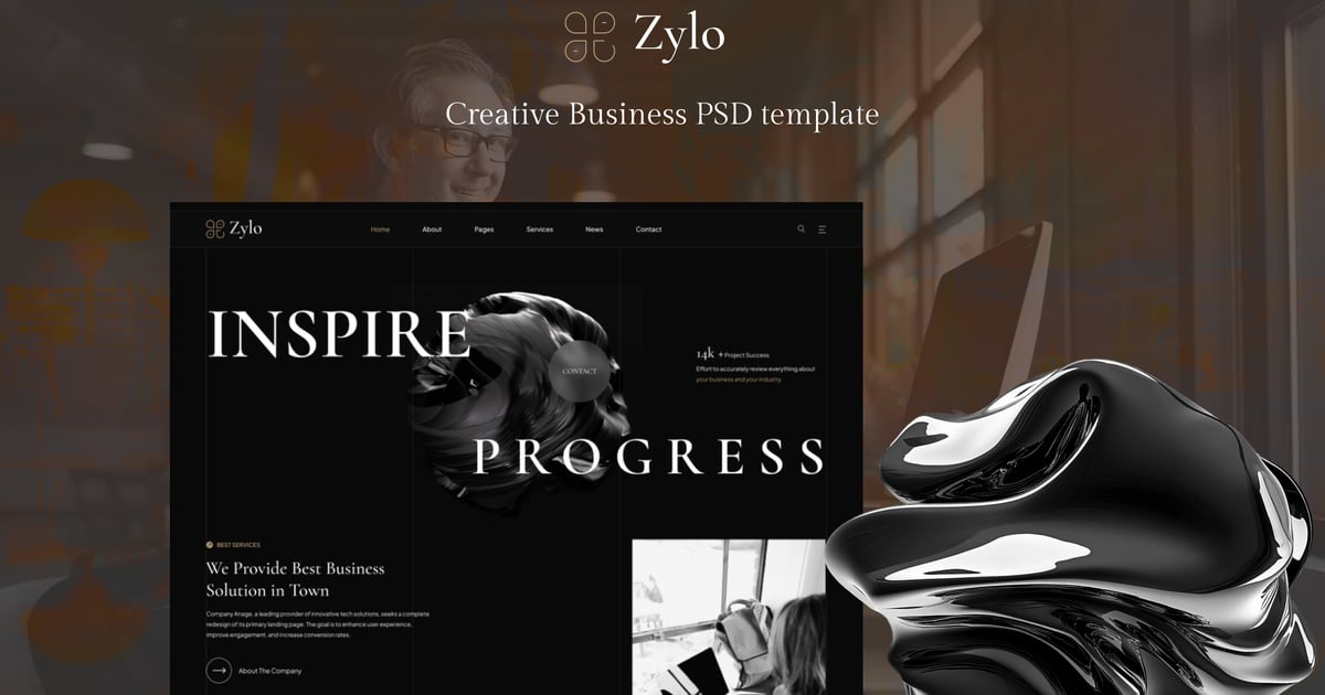 zylo-商业及咨询PSD模板