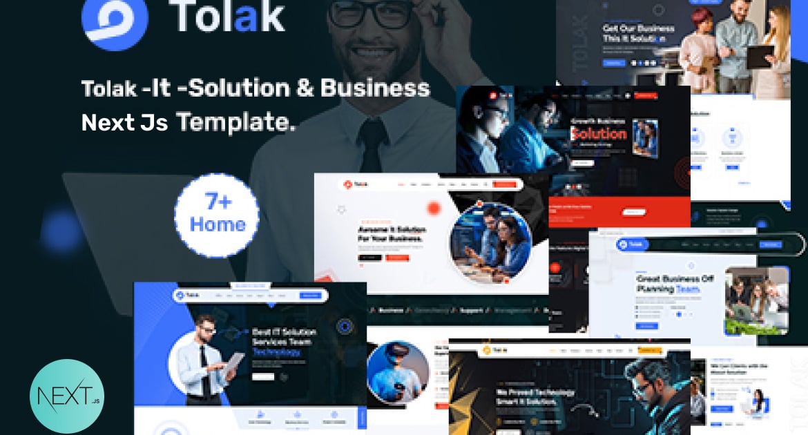 Tolak – IT 解决方案和业务 React Next 模板
