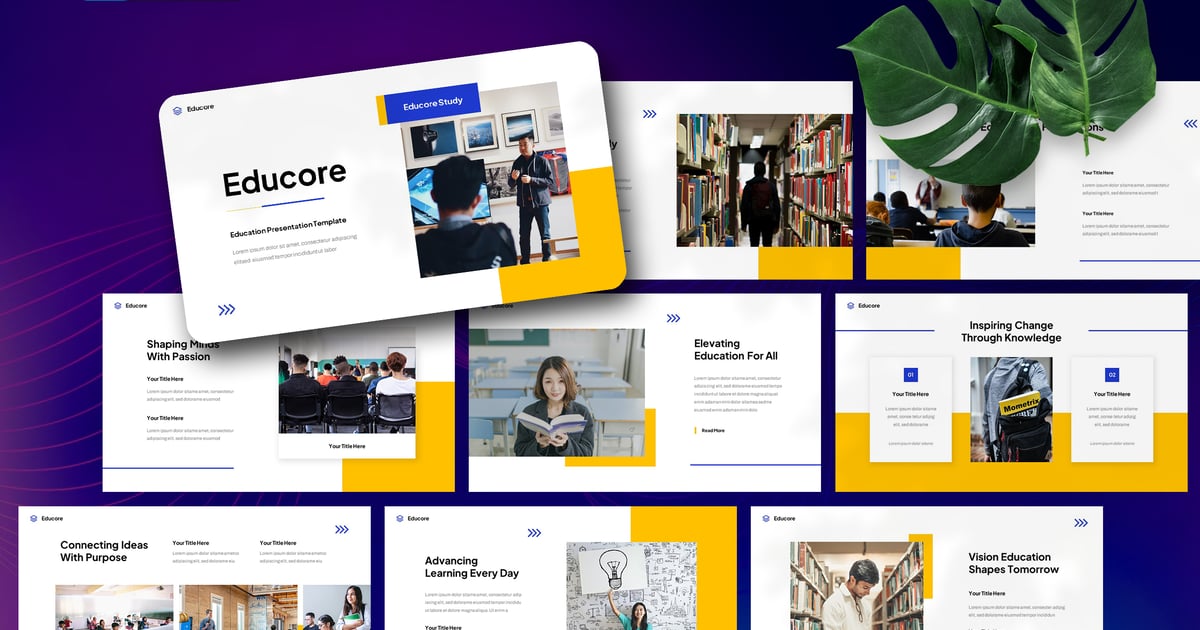 Educore – 教育主题演讲模板