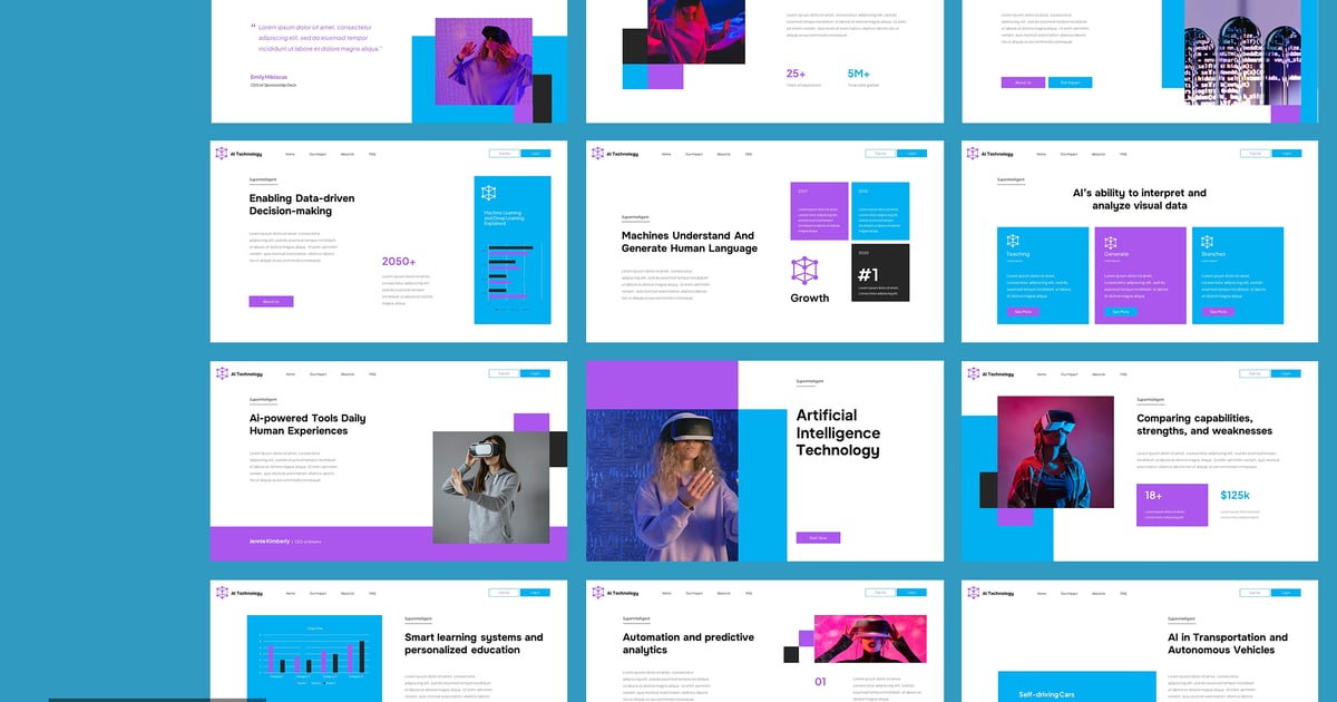 人工智能技术 Google Slide