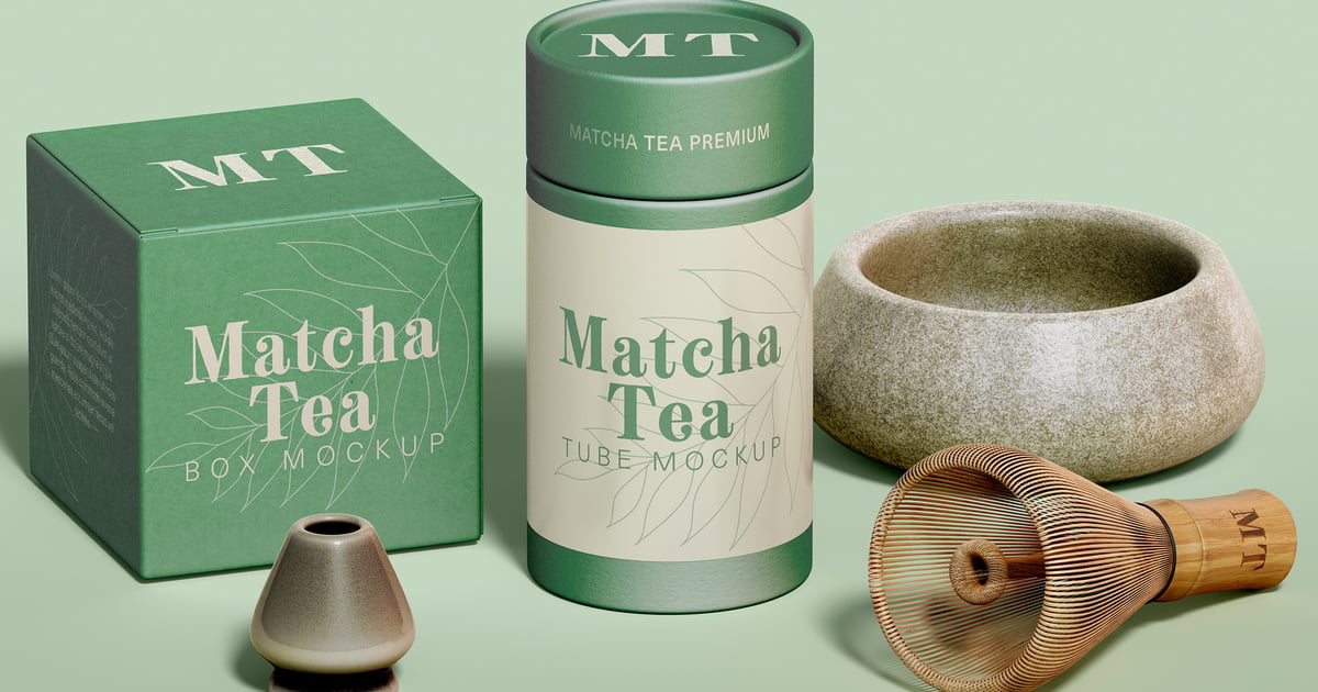 抹茶茶具模型