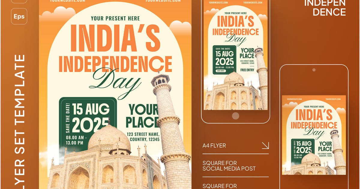 印度独立日传单