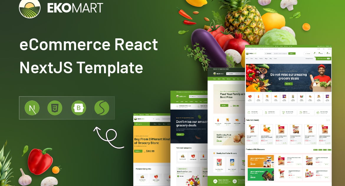 Ekomart – 电子商务 HTML 模板 + RTL