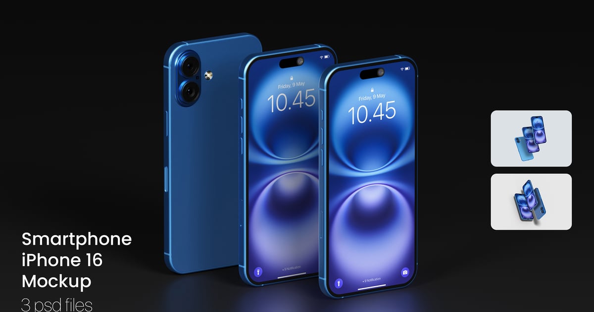 MI – 智能手机 iPhone 16 模型