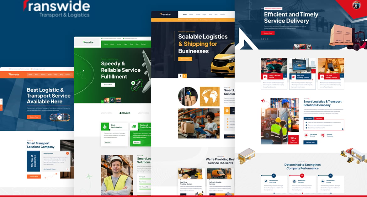Transwide – 运输和物流 PHP 模板