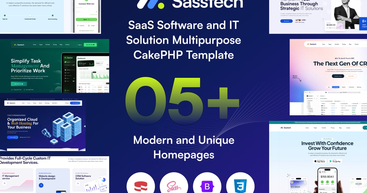SassTech – CakePHP – SaaS 软件和 IT 解决方案