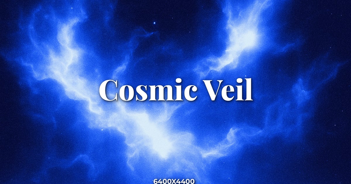 宇宙面纱星云背景