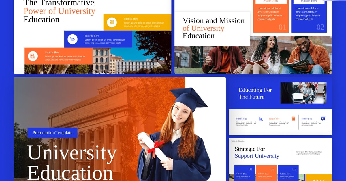 大学教育 – PowerPoint 模板