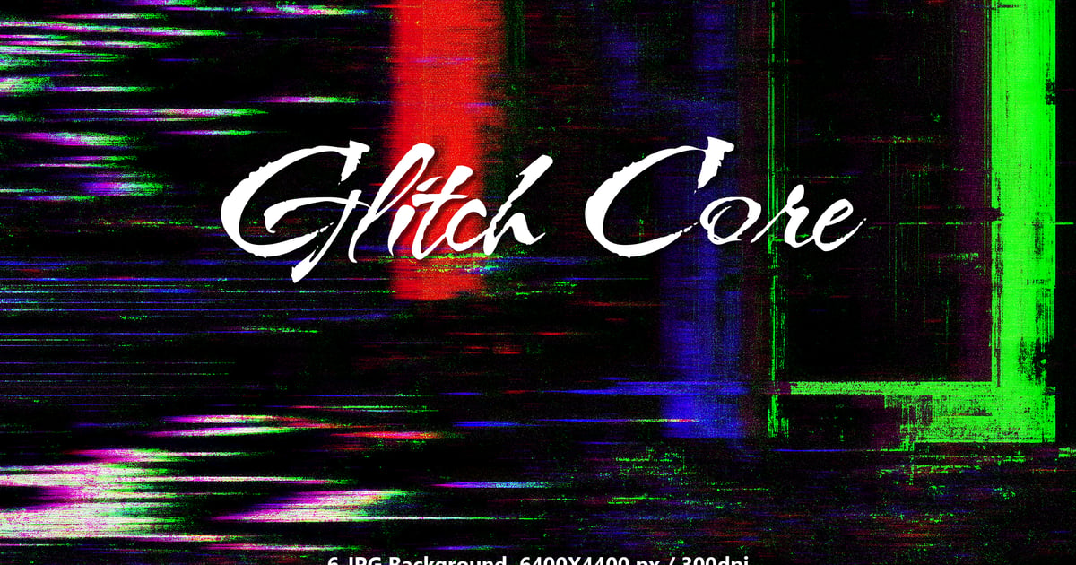 Glitch Core 覆盖摘要背景