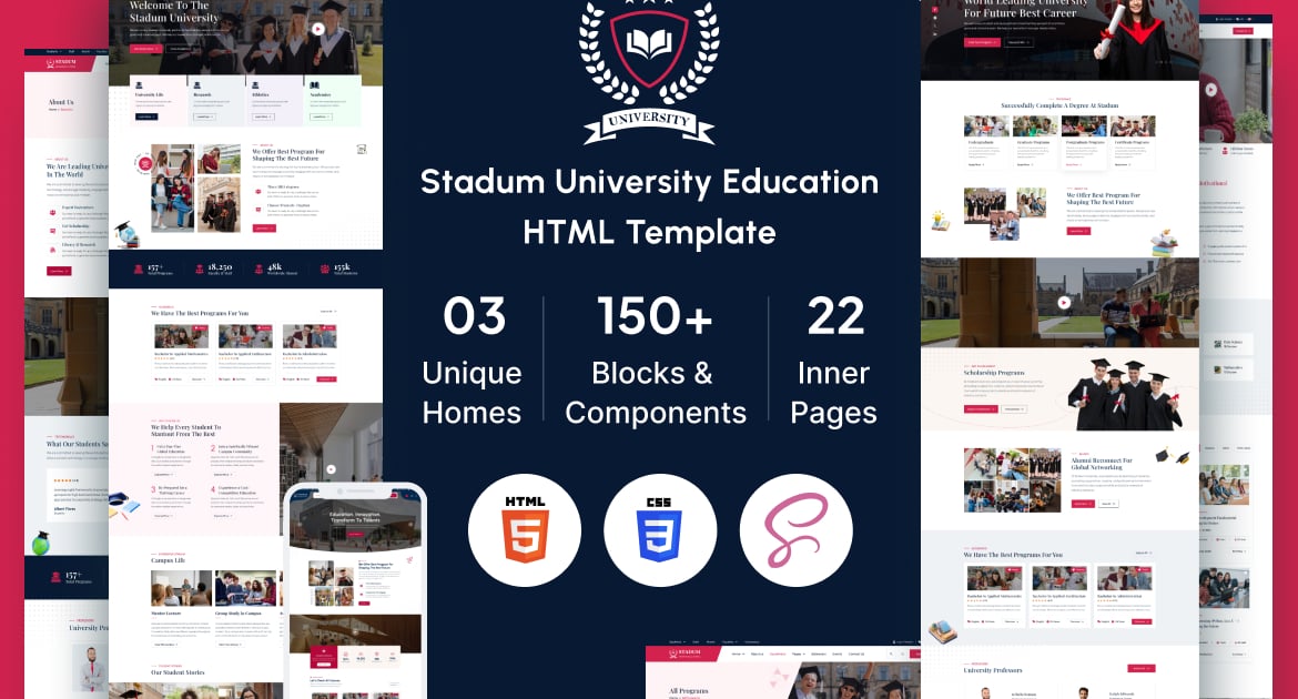 Stadum – 大学教育 HTML 模板