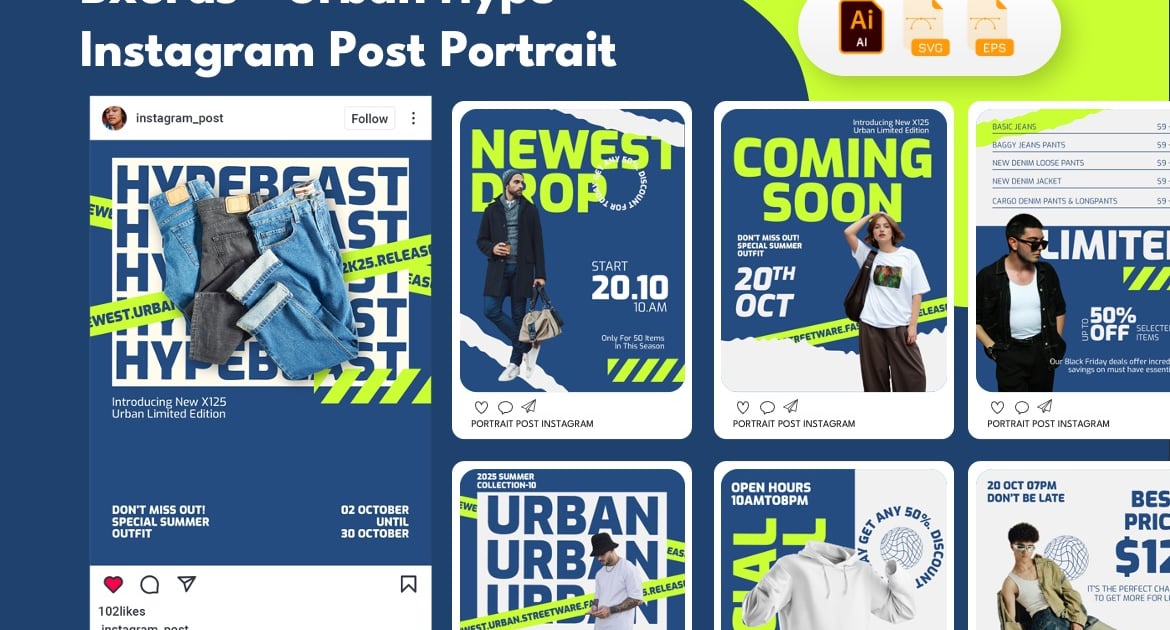 Bxuras – Urban Hype Instagram 帖子肖像