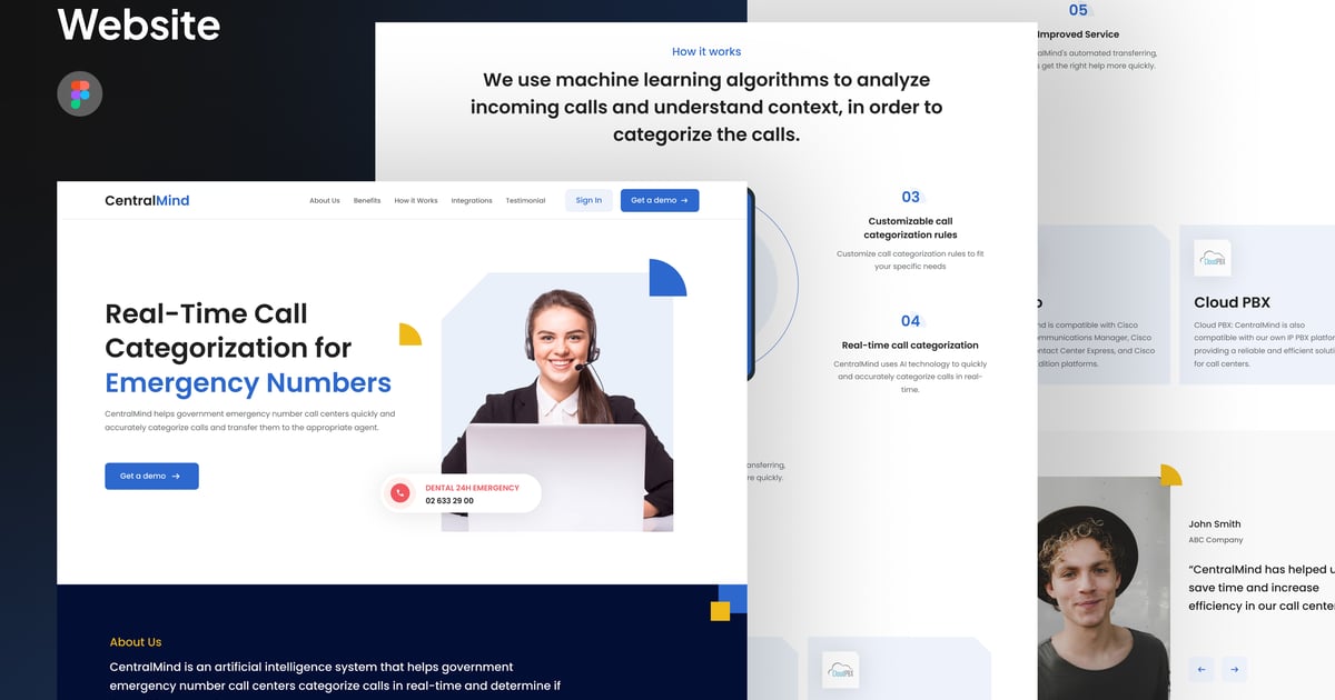 CentralMind – 紧急呼叫网站