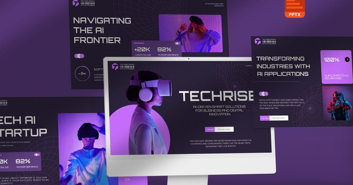 Techrise 人工智能 – AI PowerPoint