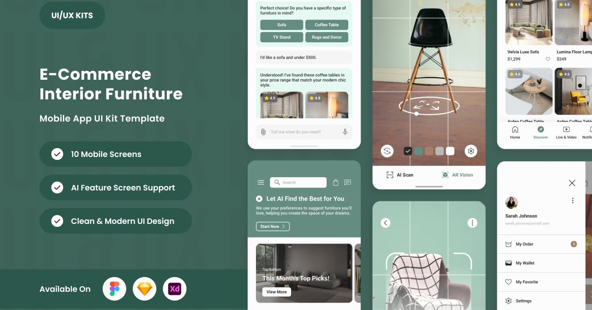 Roomify – 现代电商家具应用