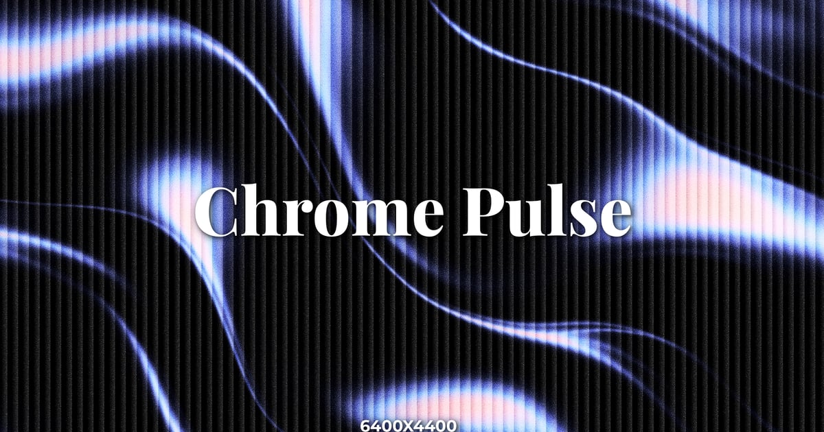 Chrome Pulse 抽象背景
