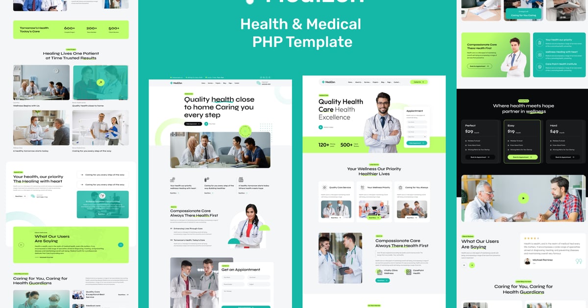 MediZen – 健康与医疗 PHP 模板