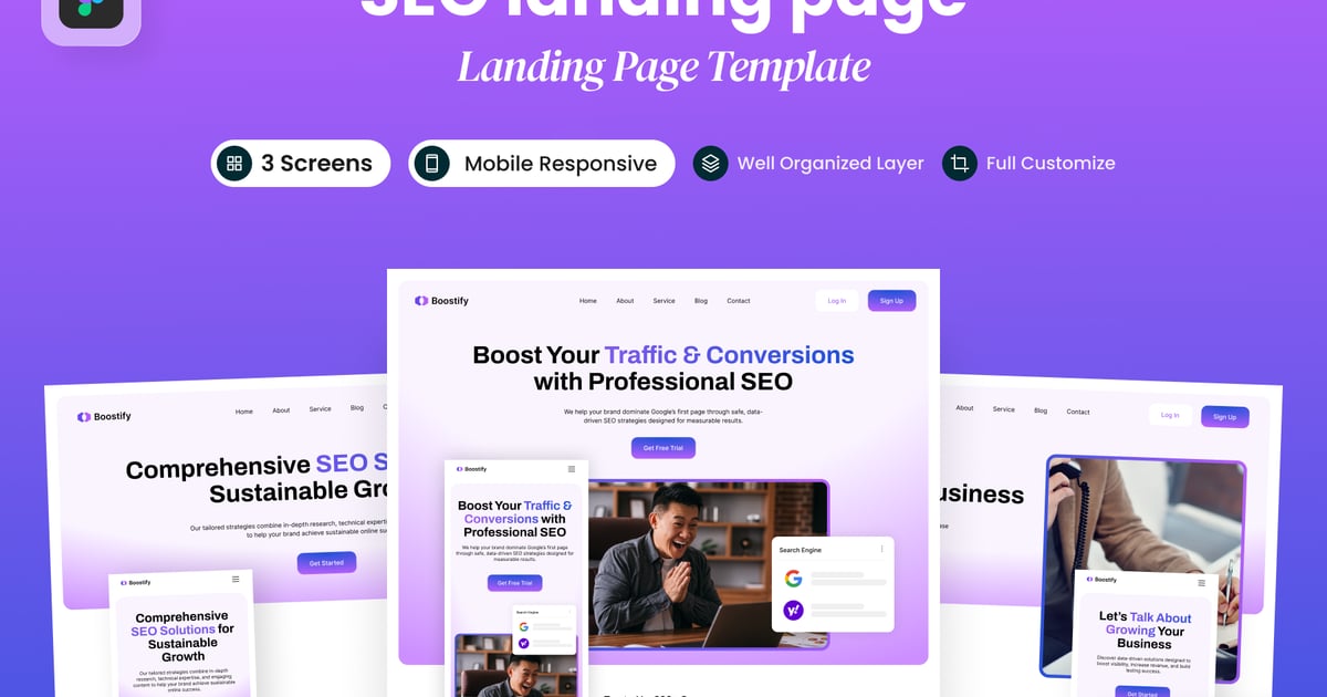 Boostify – SEO落地页