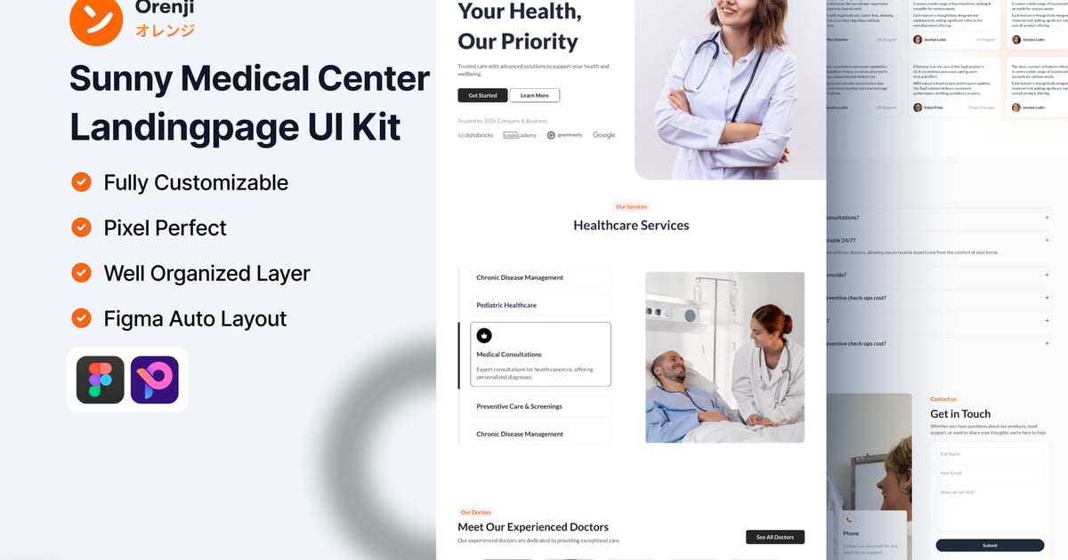 Healflow 医院登录页面 UI 套件