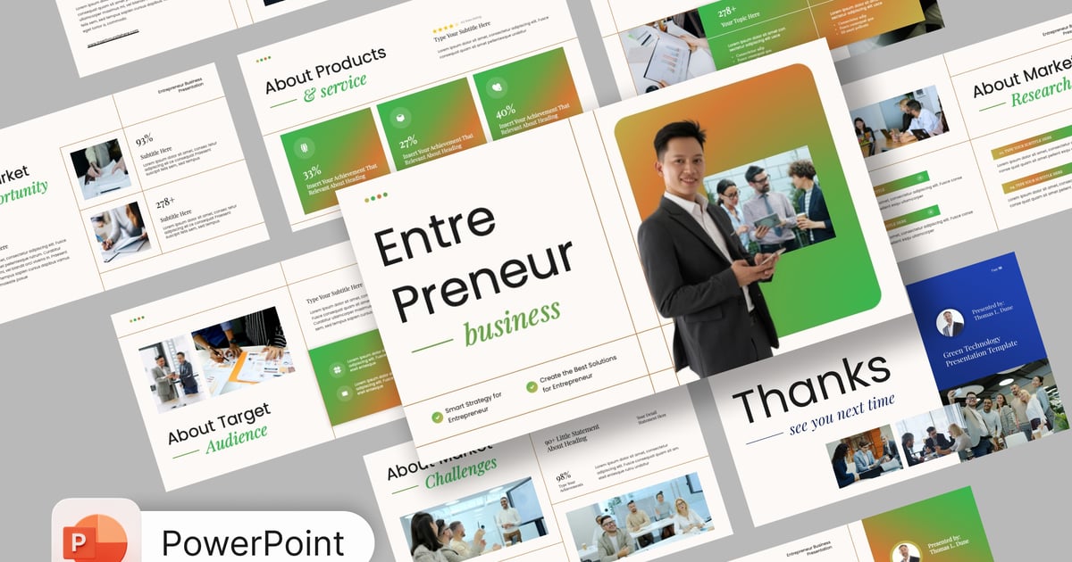 Venturex 企业家商业 PowerPoint