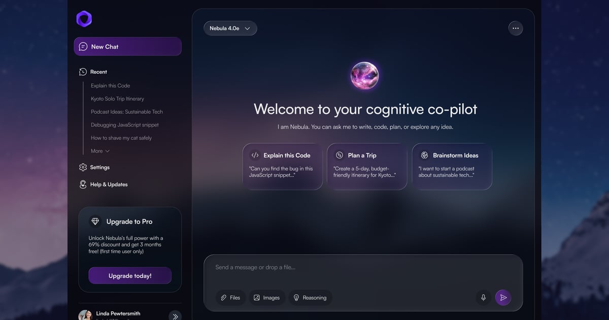 Nebula AI – 认知助手 Web 界面