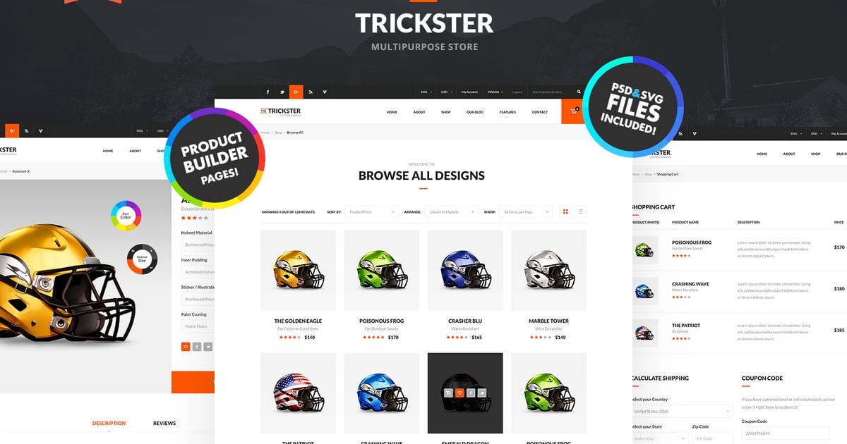 The Trickster – 多用途 HTML 商店和店铺