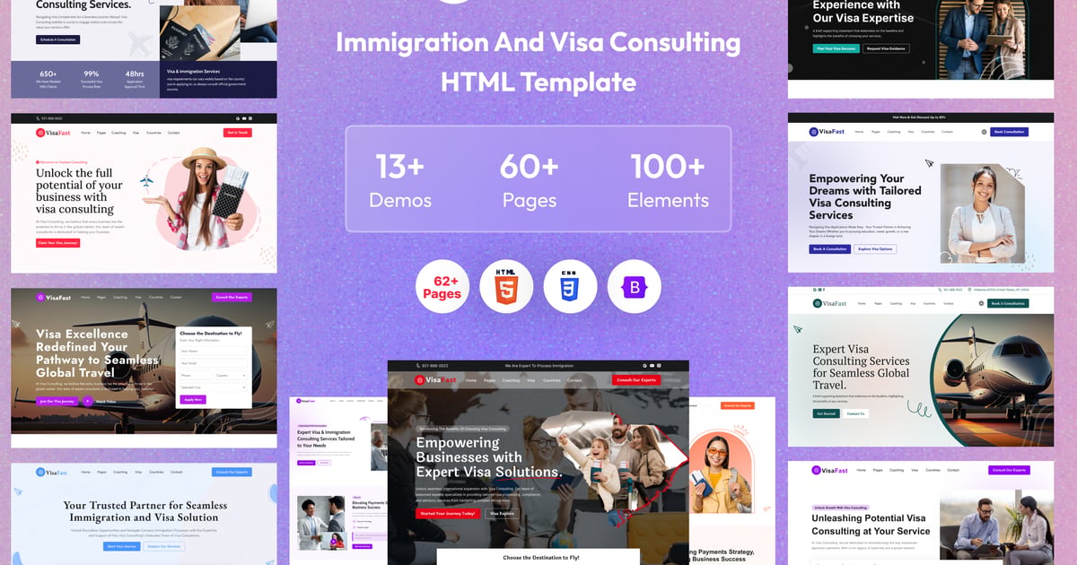 Visafast – 移民和签证咨询 HTML