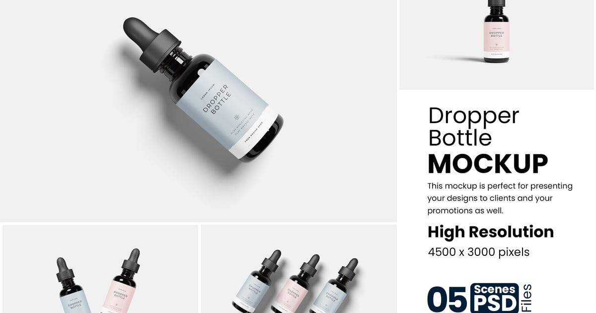 滴管瓶模型