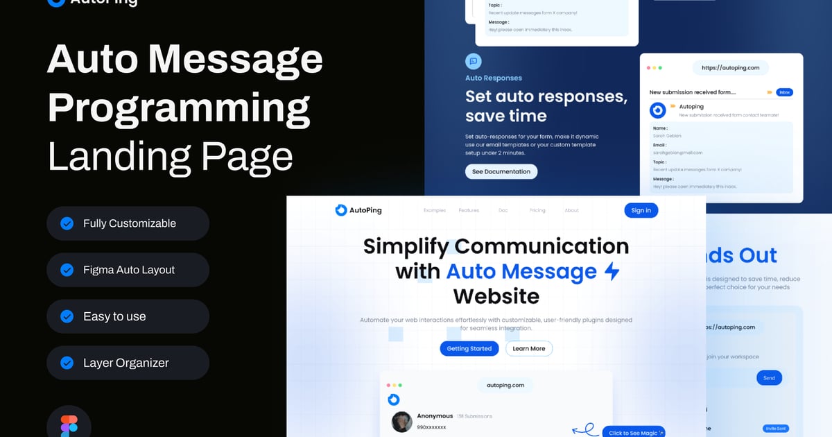 AutoPing – 自动消息编程登录页面